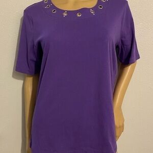 Alison Daley purple top size M
